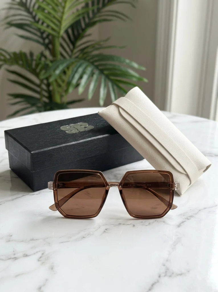 women luxury brown tint